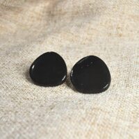 Pendientes Asimetric Black