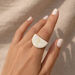 Anillo Renacer semicircular